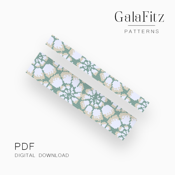 Spiral Shell Loom Bracelet Pattern