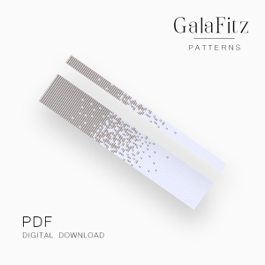 Minimalist Ombre Loom Bracelet Pattern PDF