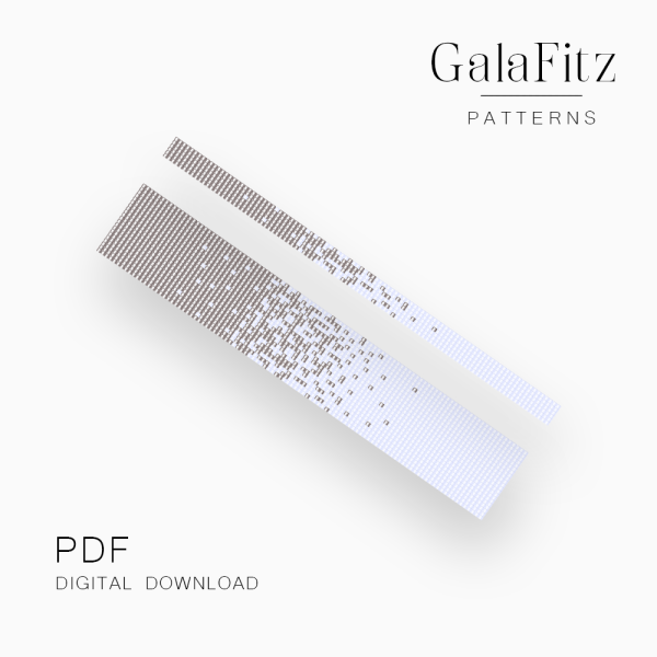 Minimalist Ombre Loom Bracelet Pattern PDF