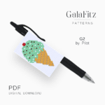 Ice cream pen cover pattern