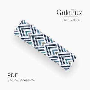 Arrow Chevron Loom Bracelet Pattern PDF
