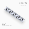 3D Geometric Illusion Peyote Bracelet Pattern PDF