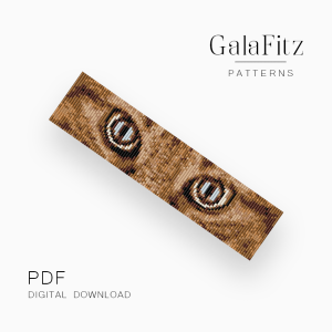 Cat Eyes Loom Bracelet Pattern