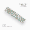 turquoise leopard skin loom bead pattern
