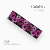 Pink Gerbera bead loom pattern