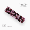 Pink Dahlia bead loom pattern