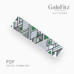 Tribal Geometric Peyote Bracelet Pattern – Bead Design