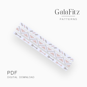 Geometric Loom Bracelet Pattern Set – 3-in-1 PDF