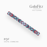 Native Ornament Loom Bracelet Pattern – Tribal Design