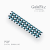 3D cubes bead loom pattern