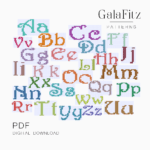 alphabet bead loom pattern