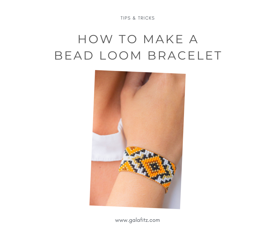 how to make a bead loom bracelet