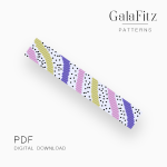 Pastel Confetti Loom Bracelet Pattern PDF