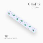 Tiny Butterfly Loom Bracelet Pattern PDF