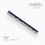 Ocean Wave Peyote Bracelet Pattern