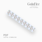 Spring Floral Peyote Bracelet Pattern – Vintage Garden Charm