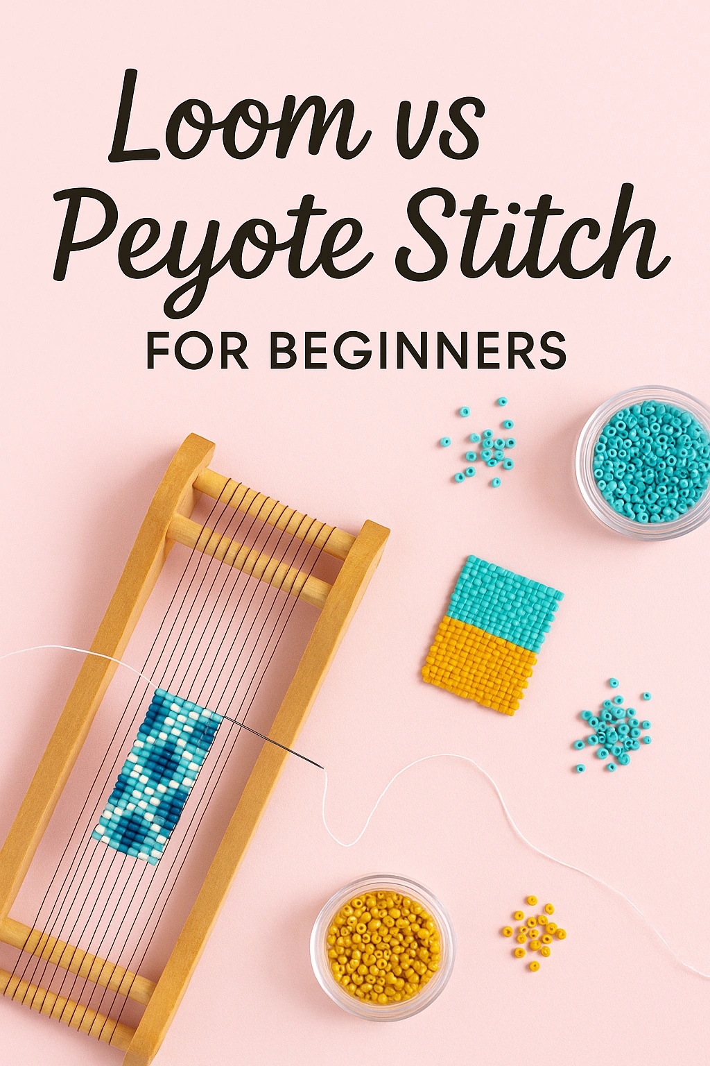 loom beading vs peyote stitch
