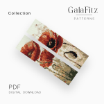 Poppy Loom Bracelet Pattern Collection – Floral Set