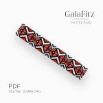 Tribal Diamond Loom Bracelet Pattern